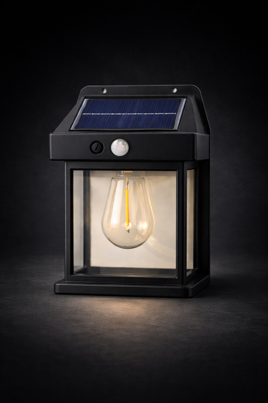 Solar Motion Sensor Wall Light – Outdoor Waterproof LED Lamp | Auto Night Light |single  lamp