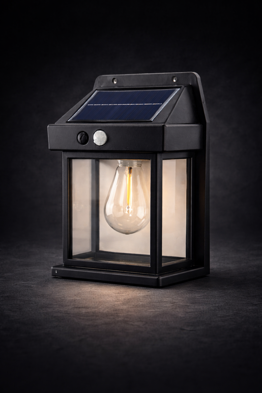 Solar Motion Sensor Wall Light – Outdoor Waterproof LED Lamp | Auto Night Light |single  lamp